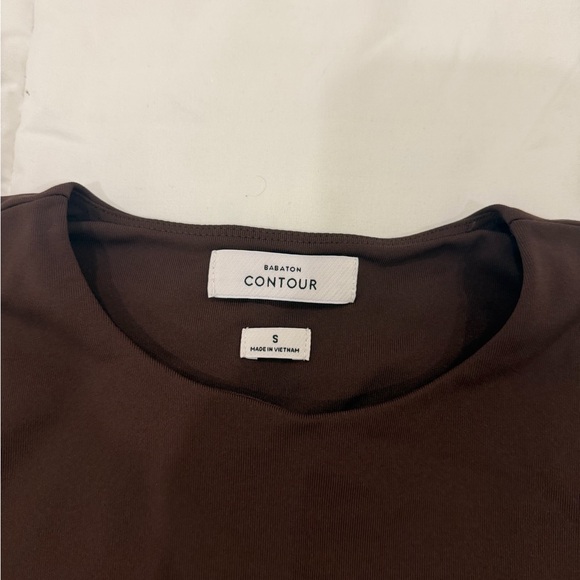Aritzia Rich Brown Long Sleeve Top - Picture 2 of 2